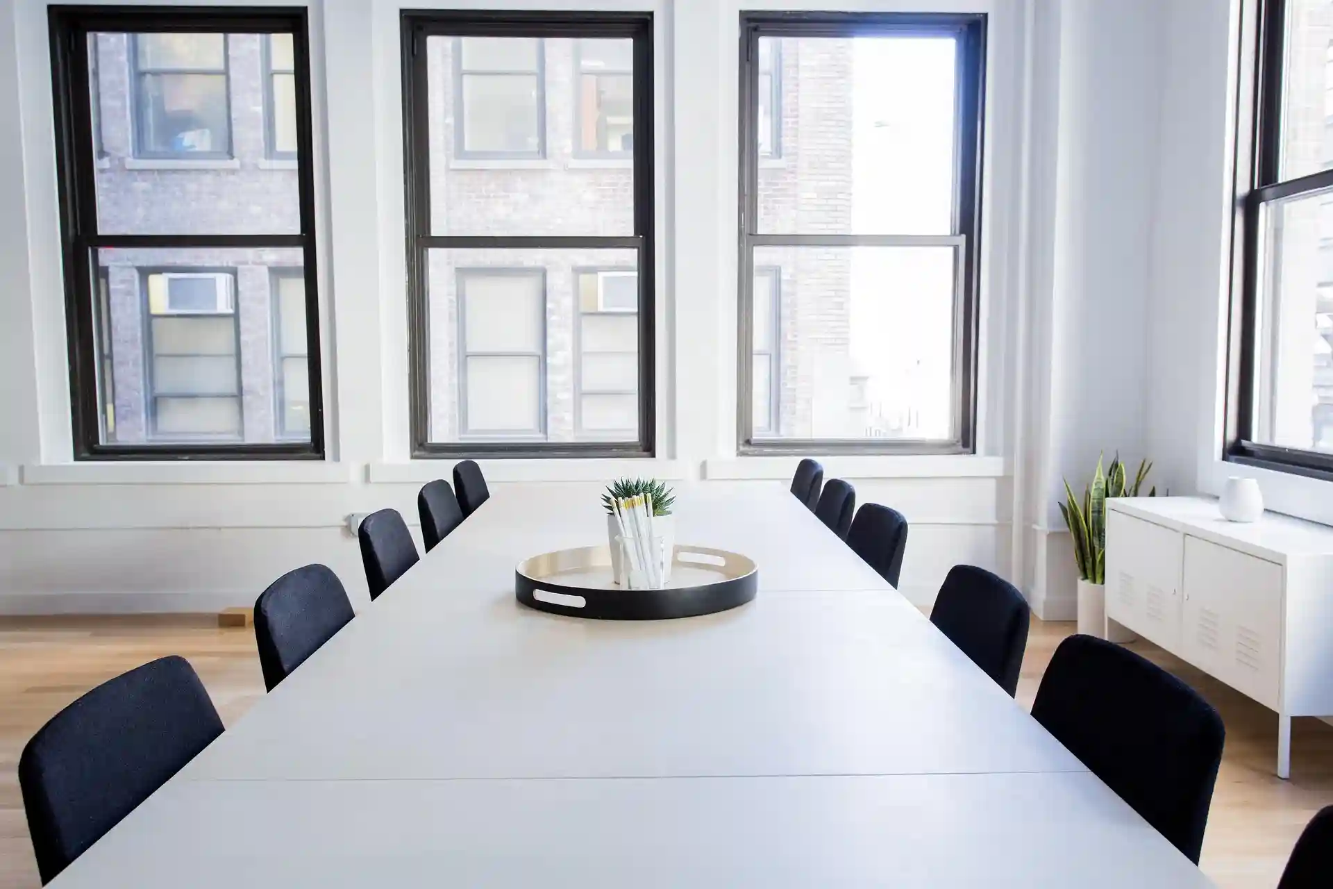 North York office renovation with beautiful view