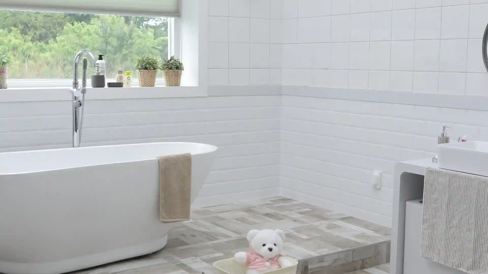 Completed Mississauga bathroom renovation